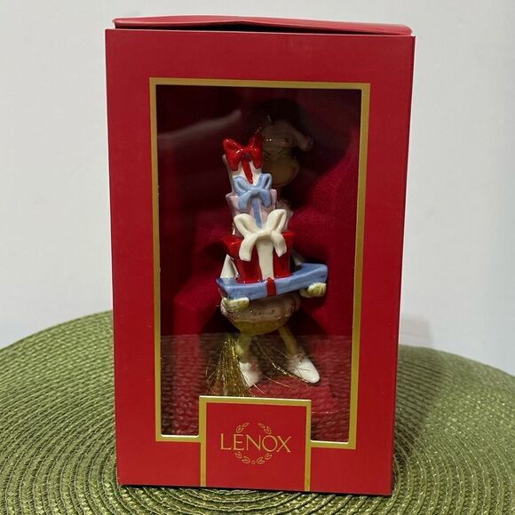 Lenox Grinch With All The Gifts Ornament NWT - Picture 2 of 5
